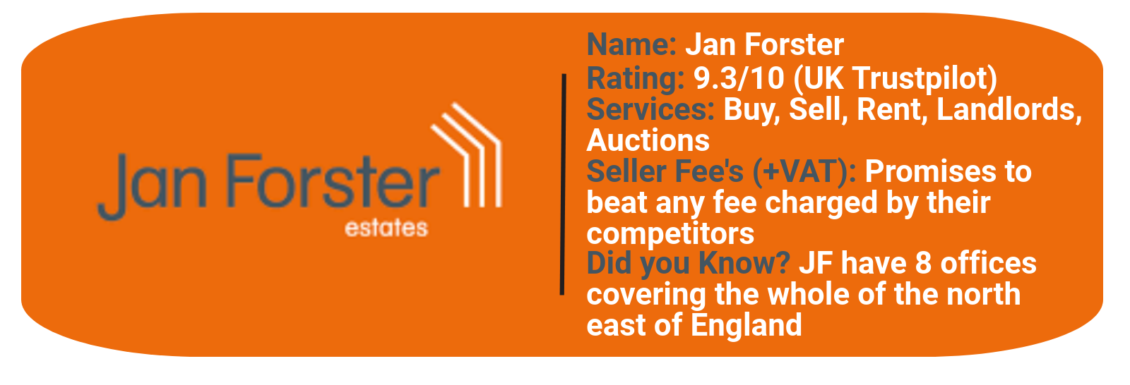 Jan Forster statistics featuring rating, services & seller fee's