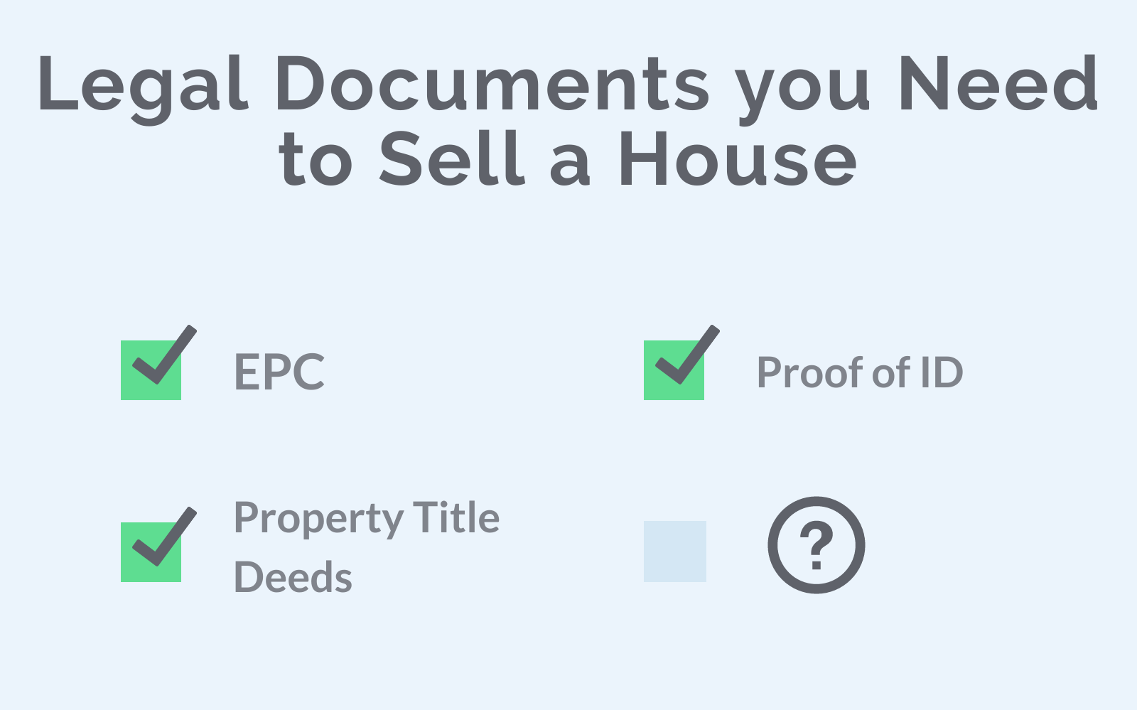 Legal Documents you Need to Sell a House