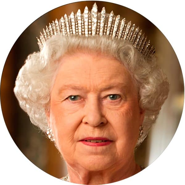 Queen Elizabeth II face