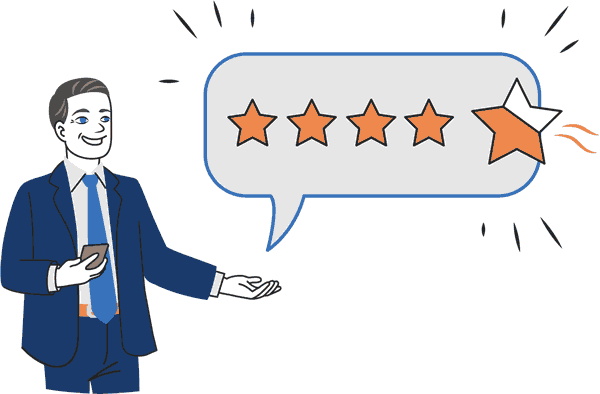 Housebuyers4u positive review rating and service score