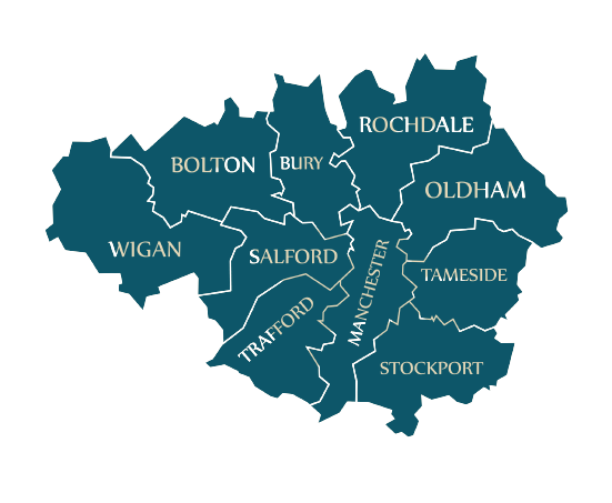 List of Greater Manchester sub regions
