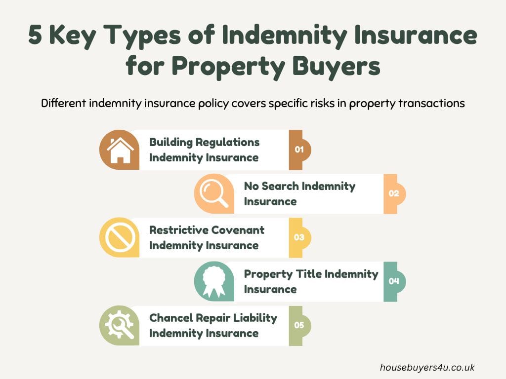 5 types of indemnity insurance