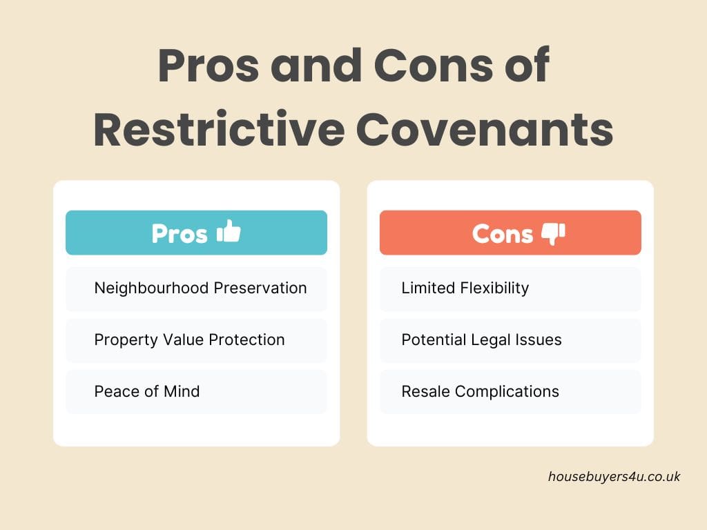 The advantages and disadvantages of restrictive covenants