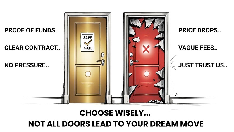 Look out for warning signs when choosing a house buying company