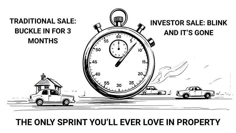 Selling to investors fastest way