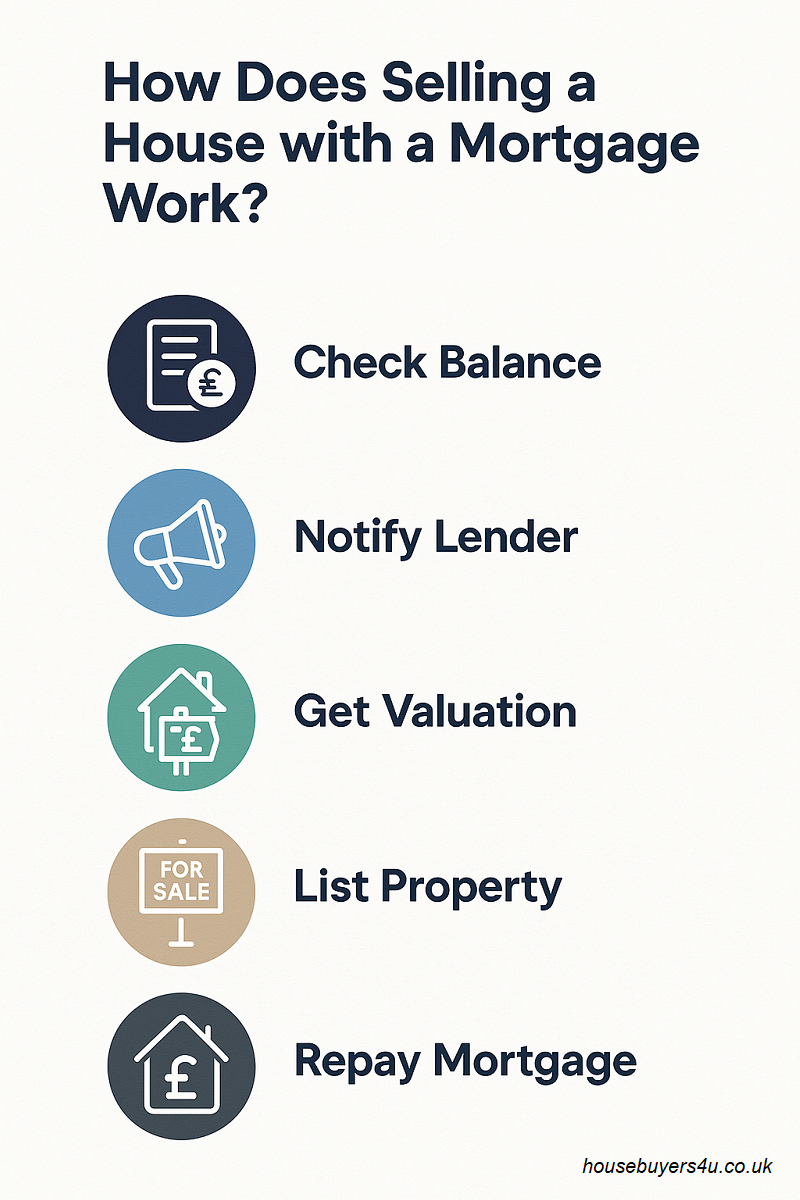 how to sell a house with a  mortgage step by step