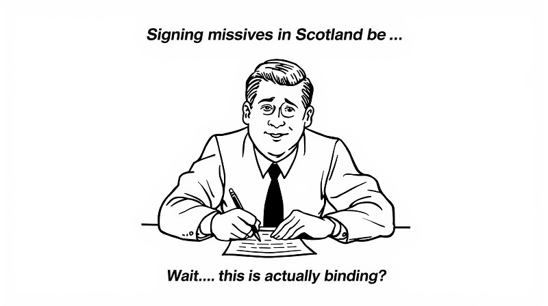 Signing missives in Scotland