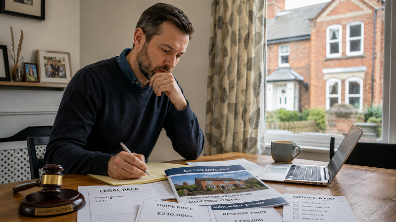 How to sell your house at auction - step by step guide
